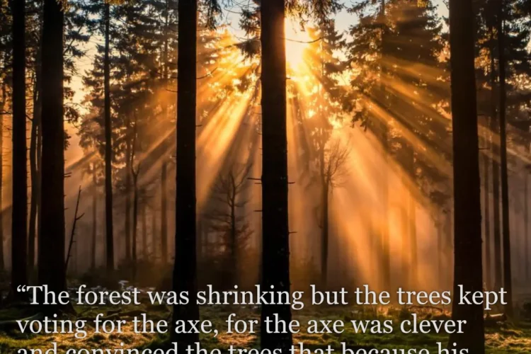 Tale of the forest and the axe